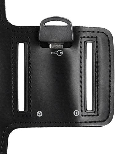 KHOMO Antislip sportarmband voor iPhone 8, iPhone 7, iPhone 6, zwart - Image 6