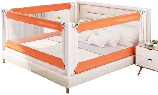 crib with adjustable rail