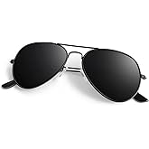 ANZIW Pilot Sunglasses Men Womens Lightweight Metal Frame Polarized Shades UV400 Protection