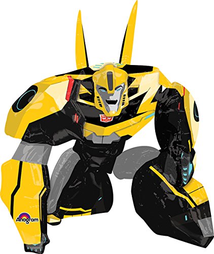 Transformers Mylar-Balloons. LuftBalloons 47 Inch Airwalker Transformers-Bumble-Bee Foil-Themed-Balloon (1x pcs)