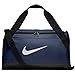 NIKE New Brasilia (Small) Training Duffel Midnight Navy/Black/White One Size