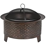 Cobraco Woven Base Cast Iron Fire Pit FBCIWOVEN-BZ
