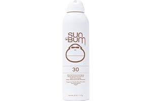 Sun Bum Mineral SPF 30 Sunscreen Body Spray - Water-Resistant Broad Spectrum Moisturizing Sunscreen with Vitamin E - Hawaii 104 Act Compliant (Made without Octinoxate & Oxybenzone) - 6 oz