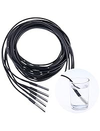 hilitchi de 3 M 9.8ft impermeable DS18B20 sensores de temperatura digital sonda de temperatura (Pack de 5 unidades)