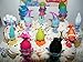 Dreamworks Trolls Movie Deluxe Mini Cake Toppers Cupcake Decorations Set of 17 with Figures and 
