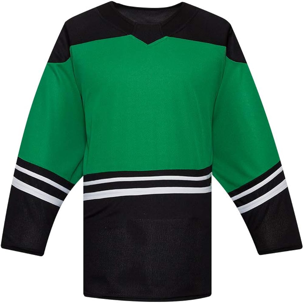 EALER + REDWOLF H500 Series Blank Ice Hockey League Jersey Practice Jersey for Boys, Kids, Junior, Youth : Clothing