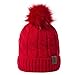 REDESS Baby Winter Warm Fleece Lined Hat, Infant Toddler Kids Pom Pom Beanie Knit Cap For Girls and Boys,Color - Black, Light Gray, Red, Size - [0-5Years]