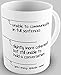 Aviento You May Speak Now 11 Ounces Ultra White Ceramic Funny Coffee Mug