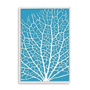 Framed Canvas Wall Art for Living Room, Bedroom Branches Illustration I Canvas Prints for Home Decoration Ready to Hang - 16x24 inches