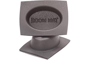 Design Engineering DEI 050371 Boom Mat Speaker Baffles, 6" x 8" Oval Slim (Pack of 2)
