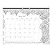 Blueline DoodlePlan Desk Pad Calendar w/Coloring Pages, 22 x 17, 2018 (C2917311)
