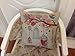 Jastore Cotton Linen Bird Cage Lumbar Cushion Cover Pillowcase 18-by-18-inches