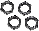 Hot Bodies 67492 Wheel Nut (Set of 4), 17mm, Black