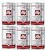illy Caffe Normale Fine Grind (Medium Roast, Red Band) 8.8 coffee cans (Pack of 6)