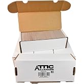 Attic Millionaire (5 Pack) 500-Count Trading Card Storage Box - MADE IN THE USA - Responsibly-Sourced - Trading Card Storage Box for Sports Cards, PTCG, MTG, and other Gaming Cards