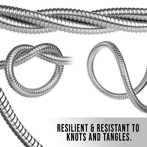 Tardigrade Steel Garden Hose 50 FT Made of Metal Heavy Duty