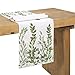 Ling's moment Dinning Table Runners 72 Inch Farmhouse Decoration, Country Wedding Table Runner, Bridal & Baby Shower Décor,Spring Wedding Table Runner