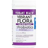 Vibrant Health - Vibrant Flora, Lean Body Support + Probiotics, Natural Peach Mango, 21 Servings