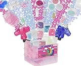 Unicorn Slime Kit With Slime Poop and DIY Slime Supplies- Best Gift for Girls-Ultimate Storage Container Has stuff to make Fluffy,Squishy Crunchy Butter,Cloud, Foam,Glitter,Glow in dark Slime for kids