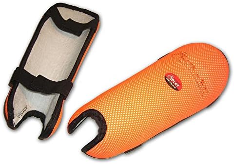 Splay Practise Hockey Shin Pads Orange - Small