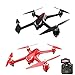LOHOME B2W Bugs 2 W RC Quadcopter - 2.4GHz 6-Axis Gyro 1080P HD 5G Wifi Camera FPV Drone Remote Control Drone Folding Aircraft - Red