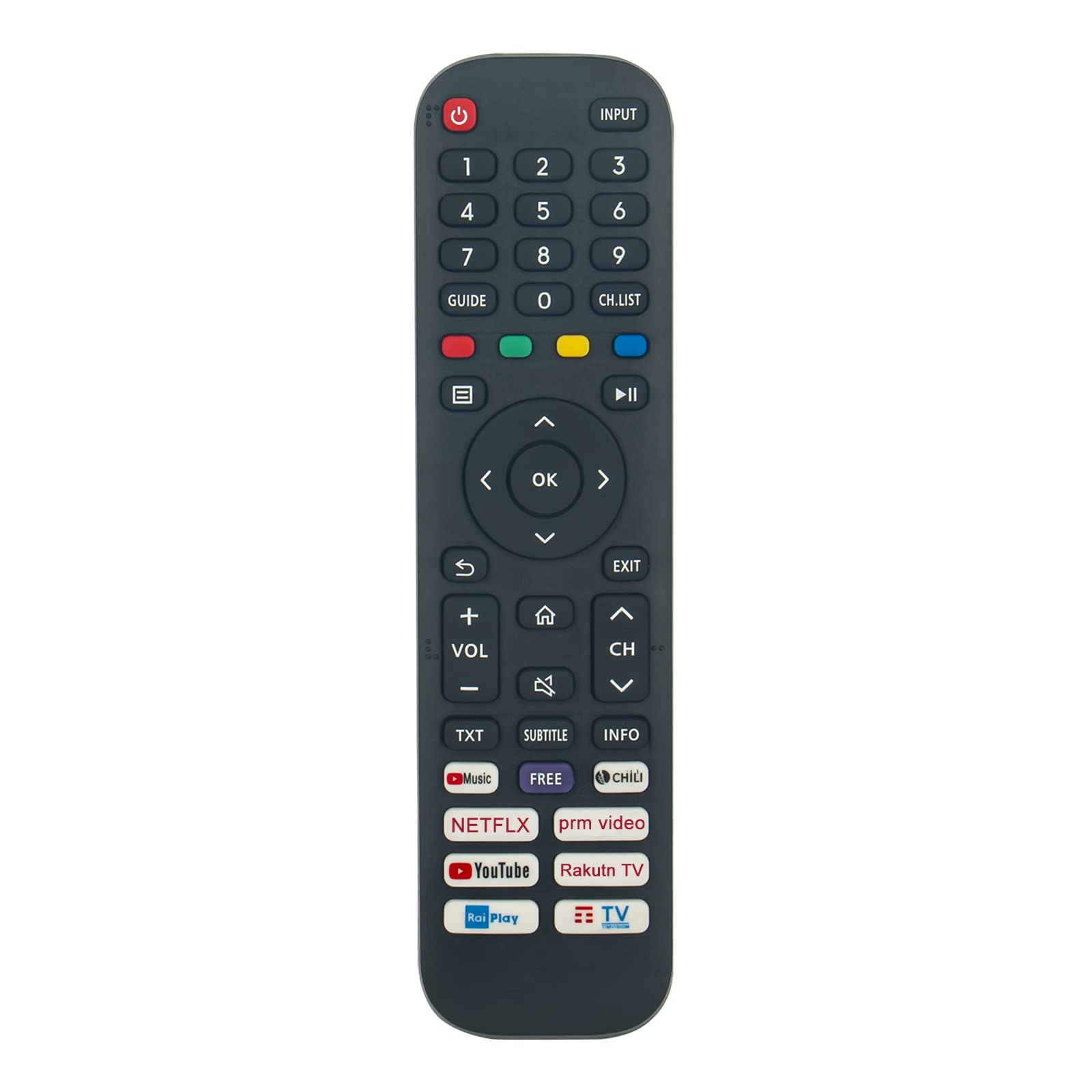 New EN2H30H TV Remote Control Replacement - VINABTY EN2H30H Replace Remote Control fit for HISENSE TV EN2H30H 75A7100F for HISENSE 32A4FG 43AE7210F Remote Controller