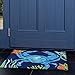 Jellybean Deep Blue Crab Coastal Indoor/Outdoor Machine Washable 21