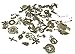 100g Mixed Charms Pendants Assorted DIY Antique Bronze Charms Pendant for Crafting Bracelet Necklace Jewelry Findings Jewelry Making Accessory (Bronze)