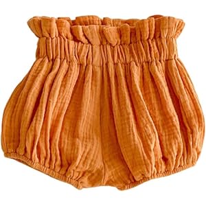 Banmave Toddler Cotton Linen Bloomers Shorts Baby Girls Boys Loose Harem | Shorts Bloomer for Unisex Boy Girl