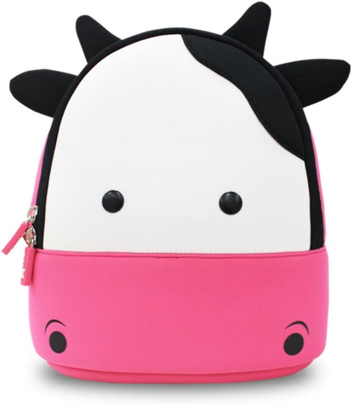 Hanaya Kids Backpacks Girls Boys Waterproof School Bag Backpack for 1-5 Years Old,Pink Cow