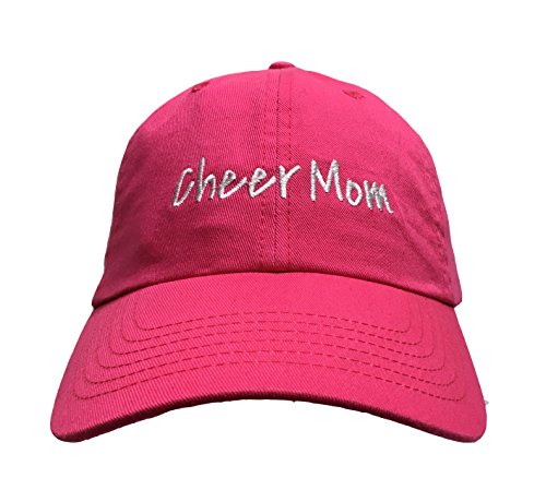 Cheer Mom - Embroidered Ball Cap in various colors (Pink)