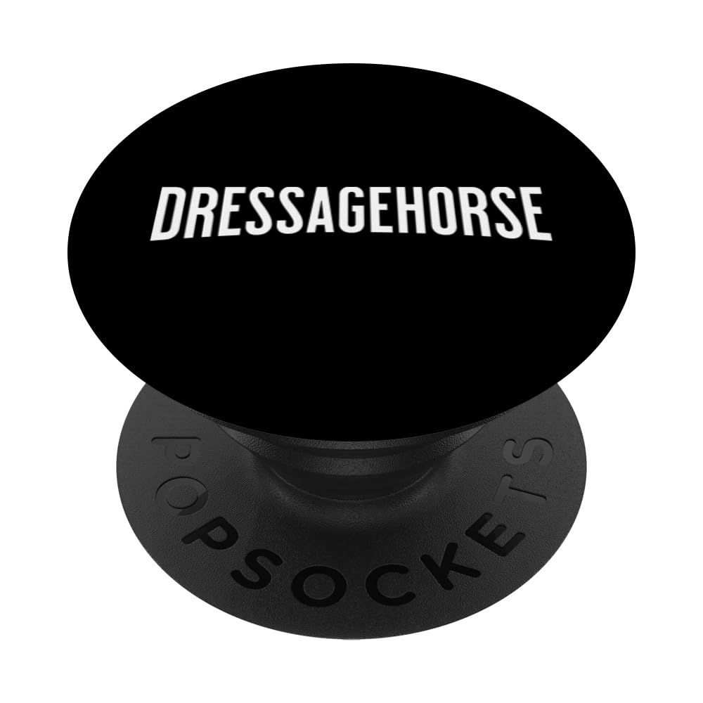 Dressagehorse - Horse Rider PopSockets Swappable PopGrip