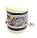 Djembe Drum Wood Hand Drum Hand Painted Damaru Mini Drum - JIVE® BRAND - Professional Sound