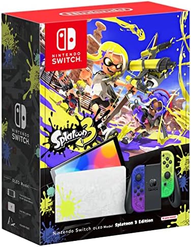 Amazon.com: Nintendo Switch – OLED Model Splatoon 3 Special