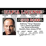 Tony Soprano Mob Boss - Soprano Fun Fake ID License