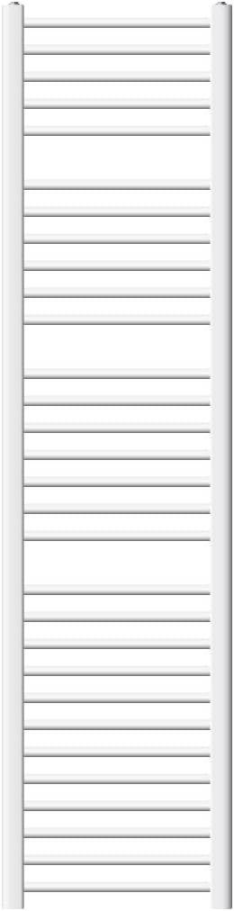 ECD Germany Radiador de baño - 400x1800 mm - Blanco - Curvo ...