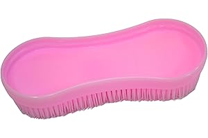 Intrepid International Magic Horse Brush, for Horse Grooming Kit w/Durable Plastic Bristles, Horse Brushes for Grooming, Ligh