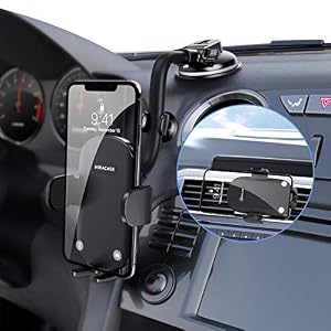Car-Phone-Mount-3-in-1-Universal-Cell-Phone-Holder-Dashboard-Windshield-Air-Vent-Flexible-Long-Arm-Strong-Suction-Anti-Shake-Stabilizer-Fit-with-iPhone-12-Pro-Max11XSE-Samsung-Galaxy-and-More