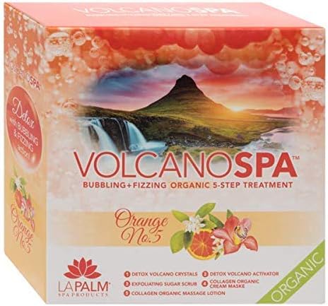 La Palm Volcano Spa 5 Step Pedicure Kit (Orange No.5)