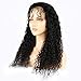 Eayon 360 Curly Lace Frontal Wig Human Hair Wigs Water Wave Lace Front Wigs Pre Plucked for Black Women 180% Density 20 inches