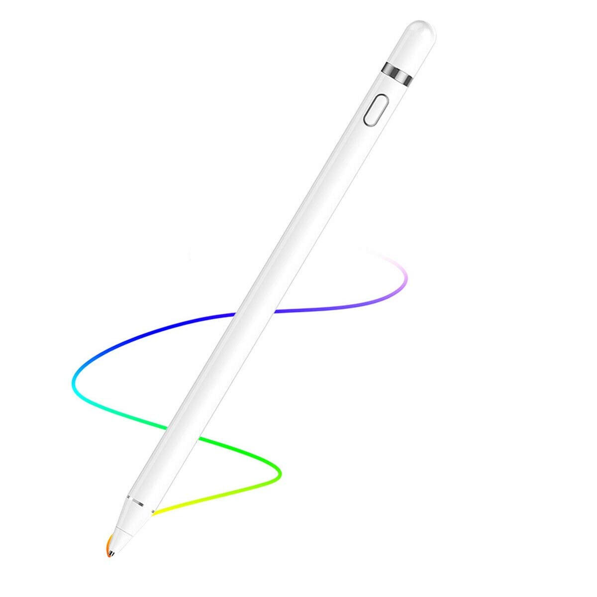 Photo 1 of ***USED****Active Stylus Pen Compatible with Apple,Stylus Pens for Touch Screens,1.5mm Fine Point Digital Pen,Rechargeable Stylus for iPad/iPad Pro/Air/Mini/iPhone/Samsung/Tablet Drawing&Writing (White)
