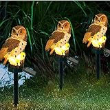 Apluskis Owl Solar LED Garden Light Outdoor Waterproof Brown view 7