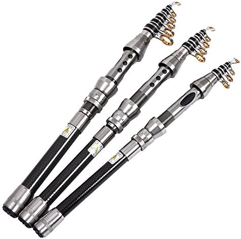 Soradoo Telescopic Mini Ultra-short Fishing Rod Portable Carbon Fiber Fishing Rod Retractable Spinning Fishing Rod