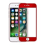 Ayunhao Red iPhone 7 Plus Screen Protector,0.26mm 3D Full Coverage Anti Blu Ray Premium 9H Anti Scratch Tempered Glass for Apple iPhone 7 Plus 5.5