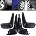 ANZIO (Pack of 4) Fit Toyota Corolla 2014-2015 MATTE BLACK Mud Shield Splash Guard Front Rear Set