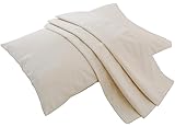 LOFEOrganic Cotton Pillow Case - One Pack 16"x 22" Kids Pillow Cover - 300 TC Thread Count - Soft, Safe and Hypoallergenic - Off WhiteGlobal Organic Textile StandardGlobal Organic Textile StandardGlobal Organic Textile StandardGlobal Organic Textile Standard