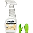Petcor Pet Flea & Tick Spray - Easy-use Spray - Kill Ticks, lice, Fleas, and Mosquitoes on Dogs, Cats, Puppies, and Kittens | USA Supply Gloves | USA Supply Pest Identification Card