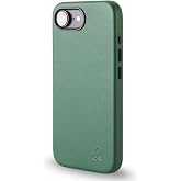 Snakehive Leather Case for iPhone 17e / iPhone 16e - Slim Protective Case - MagSafe Compatible - Green