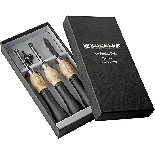 Rockler Carbide Pen Turning Tool 3-Piece Set