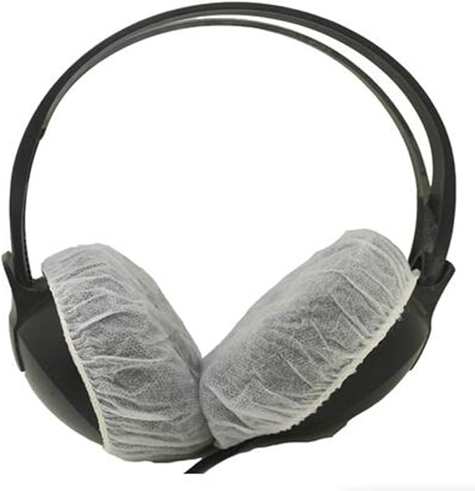 LINHUIPAD Disposable Stretchable Headphone Covers headsets Cushions Sanitary Fabric